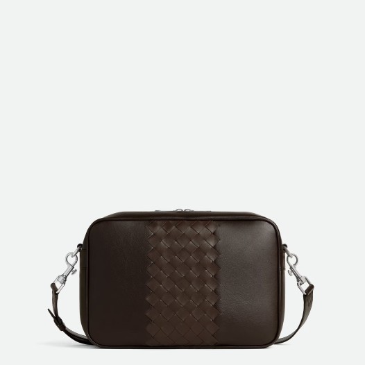 보테가베네타 남성 미디엄 인트레치아토 카메라 백 숄더 폰단트 올드우드 Bottega veneta Mens Bag