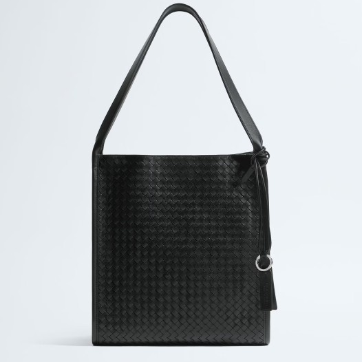 보테가베네타 남성 인트레치아토 나파 가죽 코리에레 토트 백 블랙 Bottega veneta Mens Bag