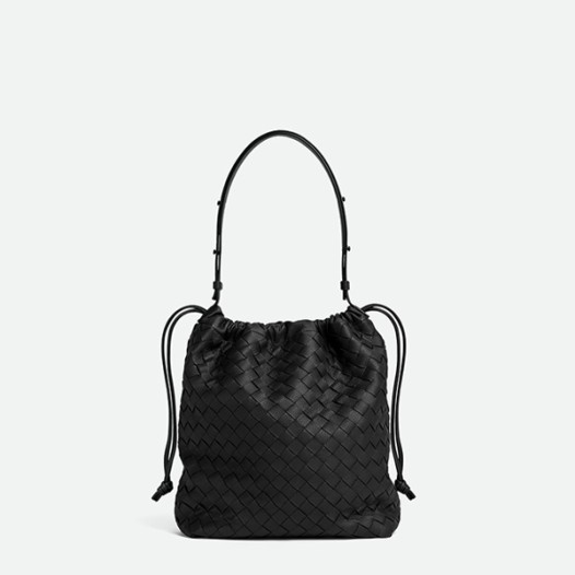 보테가베네타 남성 인트레치아토 비블리오테카 버킷 백 블랙 Bottega veneta Mens Bag