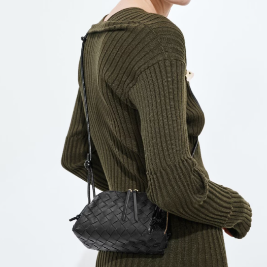 보테가베네타 여성 콘서트 파우치 숄더백 블랙 Bottega veneta Bag