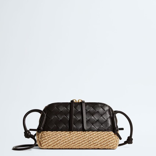 보테가베네타 여성 콘서트 파우치 숄더백 커피내추럴 Bottega veneta Bag