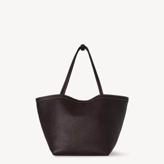 더로우 The Row 여성 Park Tote Three Stitch 파크 쓰리 스티치 가죽 백 다크 브라운 W1893L624DBECS