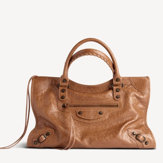발렌시아가 여성 르 시티 백 미디엄  카멜 Balenciaga Bag