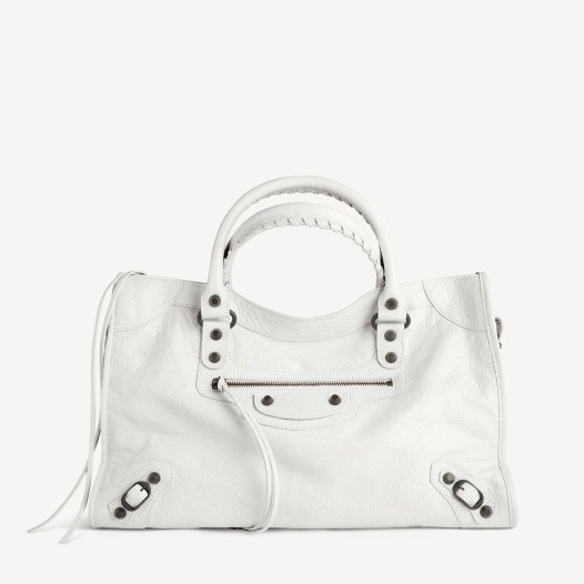발렌시아가 여성 르 시티 백 미디엄 화이트 Balenciaga Bag