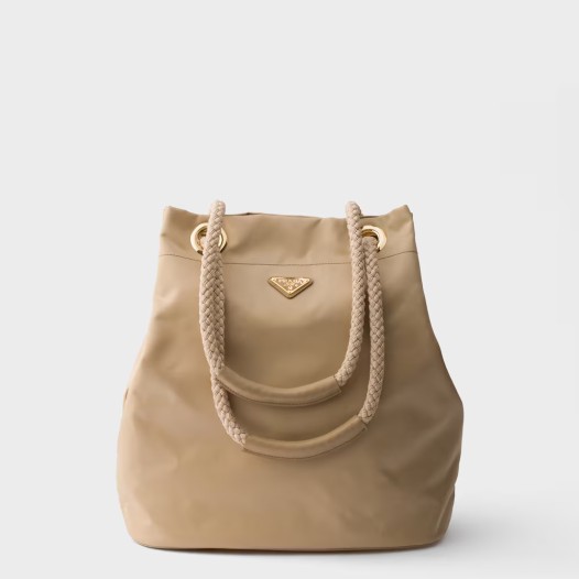 프라다 여성 라지 마리너 리나일론 버킷백 2VG133 카멜브라운 Prada Womens Mariner Bucket Bag
