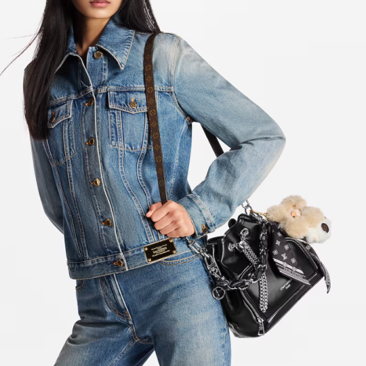 루이비통 여성 노 웨이 바이브 M14377 토트 숄더백 블랙 Louis Vuitton Bag