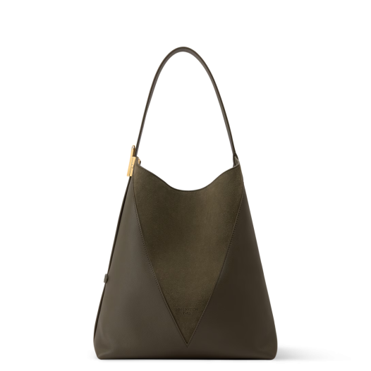 루이비통 여성 스웨이드+가죽 로우 키 호보 MM M29144 Louis vuitton Womens Low Key Hobo PM 다크 팡고