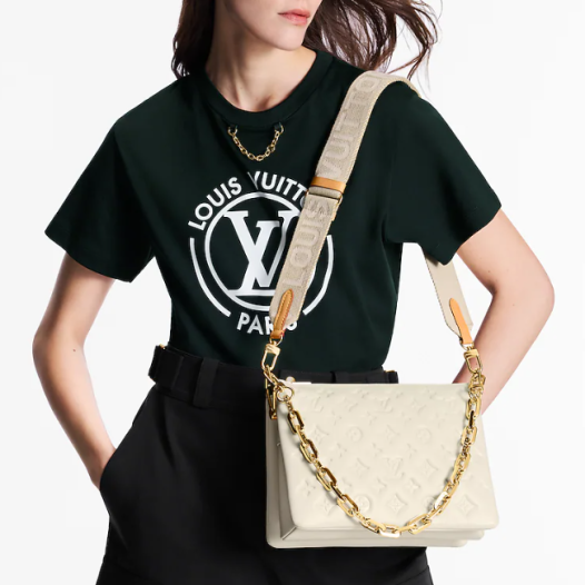 루이비통 여성 쿠상 PM 숄더백 M21262 Louis vuitton Womens Coussin Bag-크림