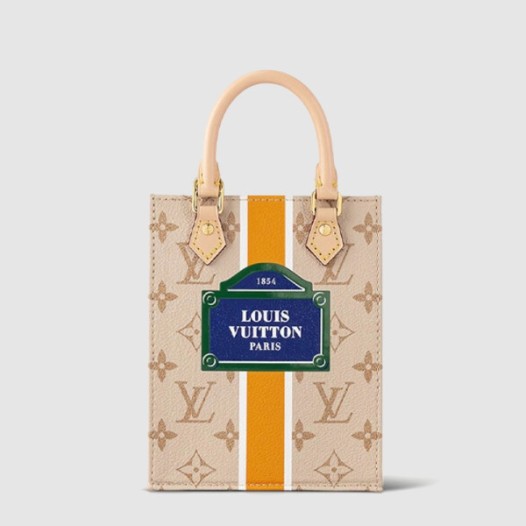 ★루이비통 여성 브라운 쁘띠 삭 플라 M23615 토트 숄더 미니백 Louis vuitton Womens Brown PETIT SAC-베이지