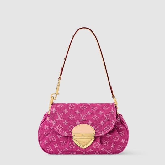 루이비통 여성 선셋 M13617 숄더백 Louis vuitton Womens Sunset-데님 핑크