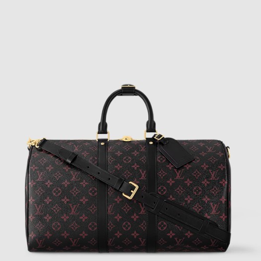 루이비통 남성 키폴 반둘리에 50 M12441 - Louis vuitton Mens Khaki Keepall-블랙