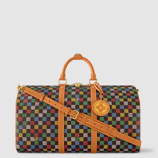 루이비통 남성 키폴 반둘리에 50 N00170 - Louis vuitton Mens Khaki Keepall -다미에 멀티컬러