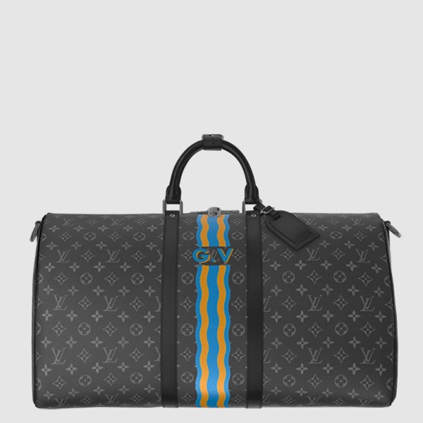 ★루이비통 남성 키폴 반둘리에 55 Mon Monogram P01951 Louis vuitton Mens Keepall Bandoulière 55 Mon Monogram-블랙