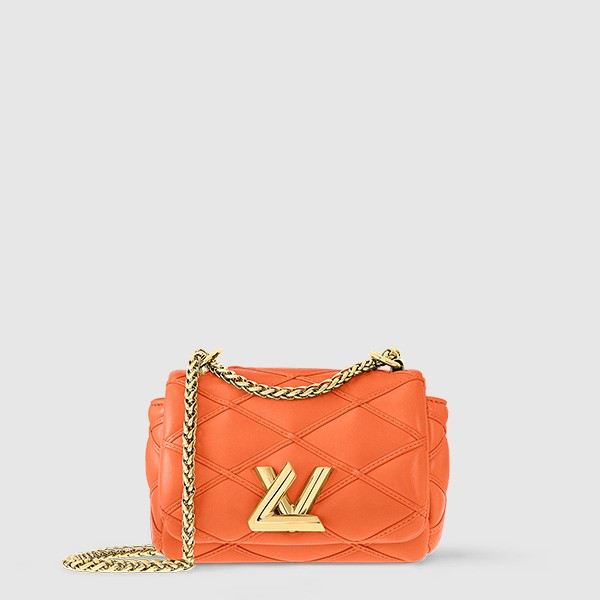 루이비통 르세라핌 카즈하 여성 하이엔드 피코 GO.14 미니 숄더백 M85637 Louis vuitton Womens Beige Shoulder Bag-오렌지