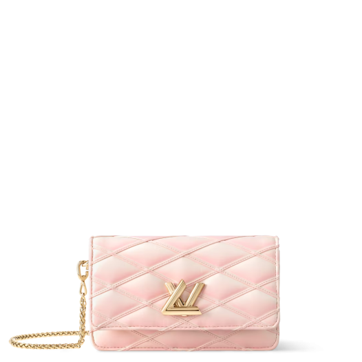 루이비통 여성 월릿 온 체인 GO.14 M25930 숄더백 Louis vuitton Womens Wallet on Chain-핑크베이지