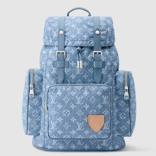 루이비통 남성 크리스토퍼 카고 데님 백팩 M26909 Louis vuitton Mens Christopher MM-데님 블루