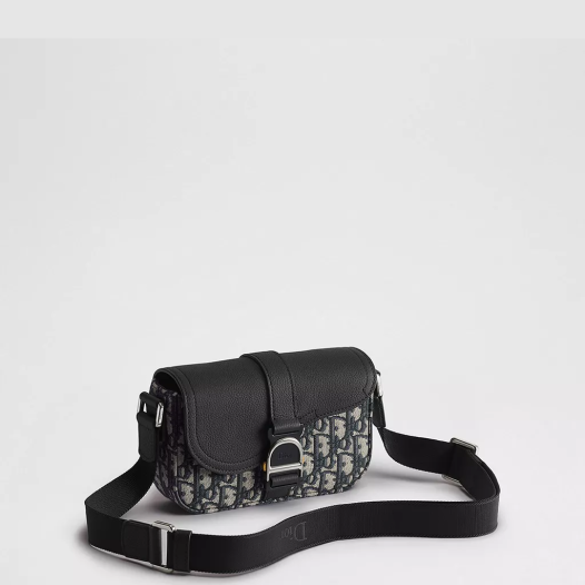 디올 남성 새들 헤리티지 플랩 스트랩 백 미니  Dior Men Mini Saddle Heritage Messenger Bag with Flap 베이지