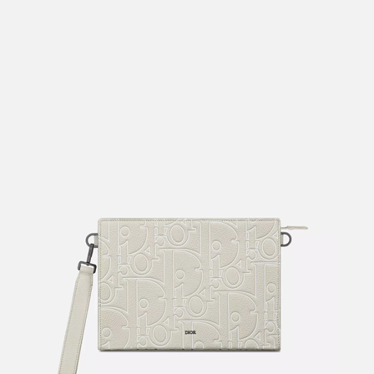 디올 남성 A5 트라이앵글 파우치  Dior Mens A5 Triangle Pouch 베이지