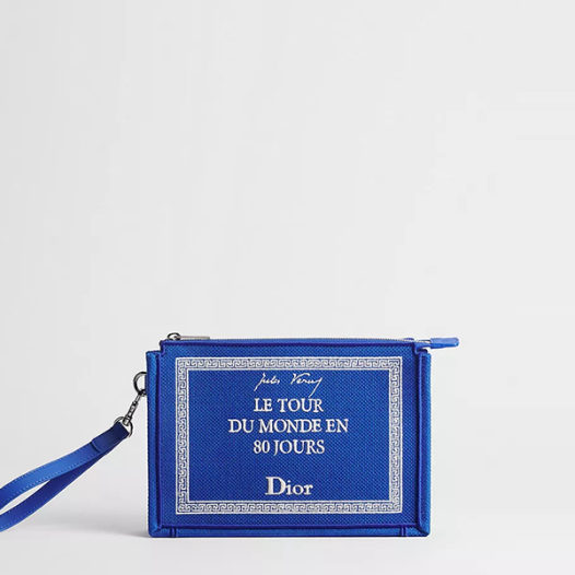 디올 남성 A5 트라이앵글 파우치 Dior Mens A5 Triangle Pouch 블루