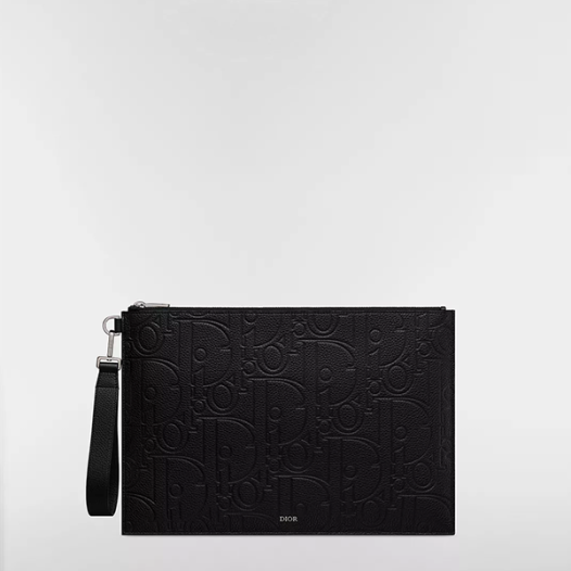 디올 남성 여성 A4 파우치 Dior Mens A4 Pouch 블랙