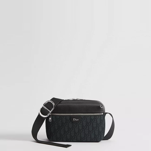 디올 남성 라이더 지퍼 스트랩 백  Dior Rider Zipped Strap Bag 블랙