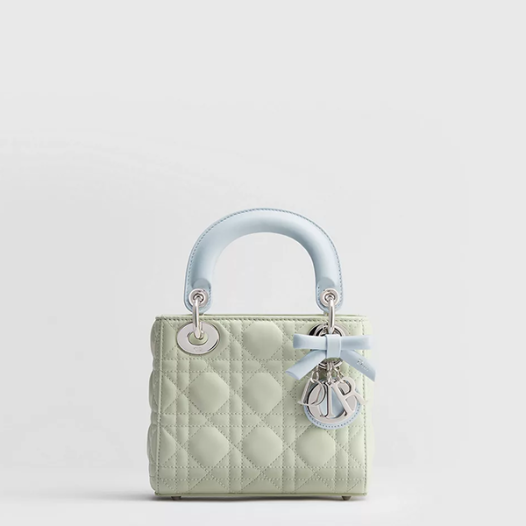 디올 여성 레이디 디올 체인 백 미니 - Dior Womens Lady Dior Chain Bag Mini-투톤 그린