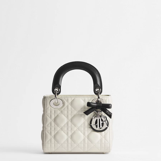 디올 여성 레이디 디올 체인 백 미니 - Dior Womens Lady Dior Chain Bag Mini-투톤 라떼