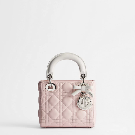 디올 여성 레이디 디올 체인 백 미니 - Dior Womens Lady Dior Chain Bag Mini-투톤 핑크