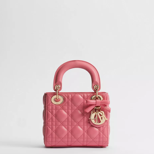 디올 여성 레이디 디올 체인 백 미니 - Dior Womens Lady Dior Chain Bag Mini-핑크