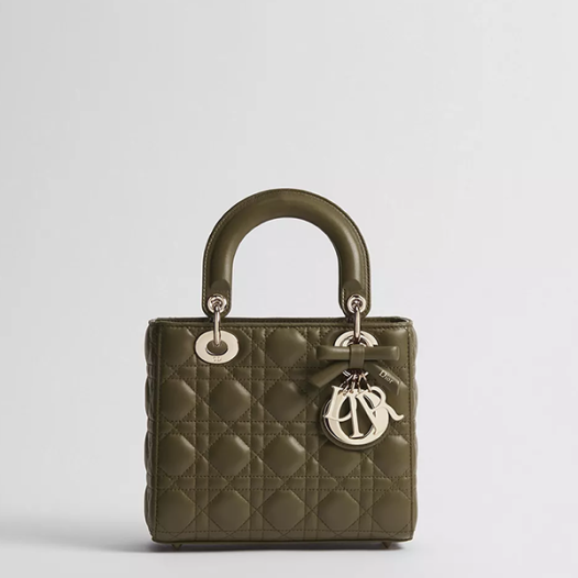 디올 김연아 여성 레이디 디올 스트랩 백 스몰 - Dior Womens Lady Dior Strap Bag Small-카키