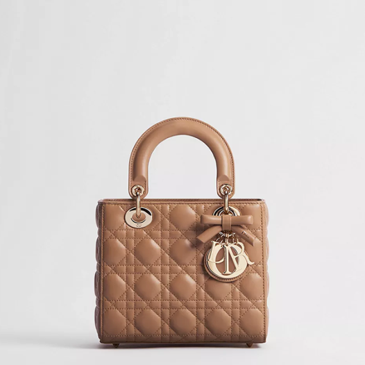 디올 김연아 여성 레이디 디올 스트랩 백 스몰 - Dior Womens Lady Dior Strap Bag Small-탄