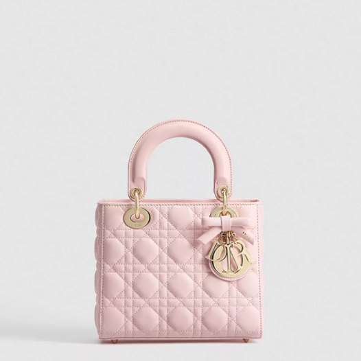 디올 김연아 여성 레이디 디올 스트랩 백 스몰 - Dior Womens Lady Dior Strap Bag Small-파우더 핑크