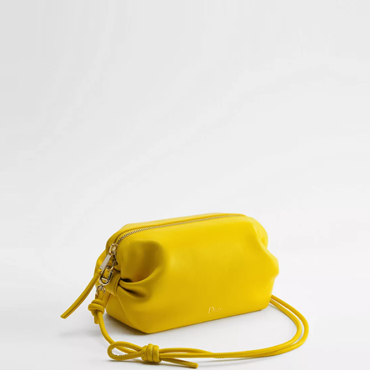 디올 여성 보우 파우치 - Dior Bow Pouch Bag-옐로우