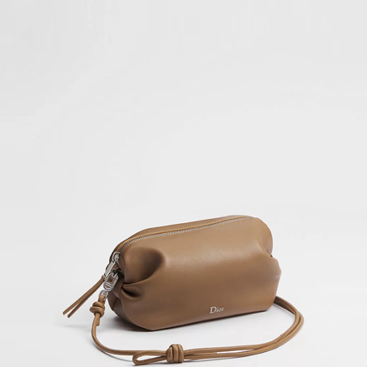 디올 여성 보우 파우치 - Dior Bow Pouch Bag-카멜