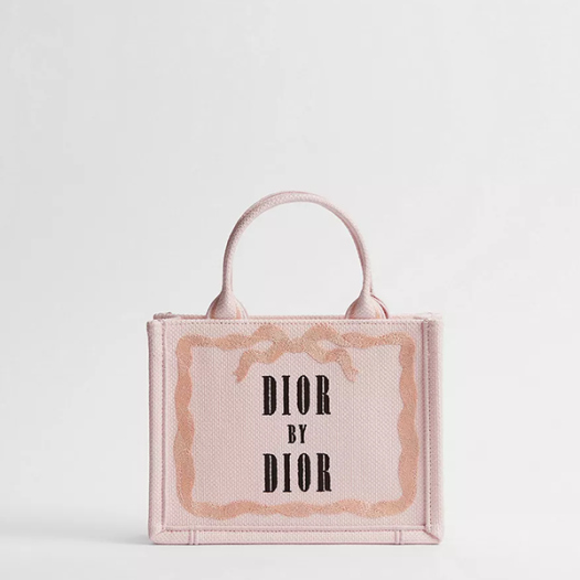 디올 여성 북 토트 미니 스트랩 백 - Dior Womens Book Tote Strap Mini Bag-로즈