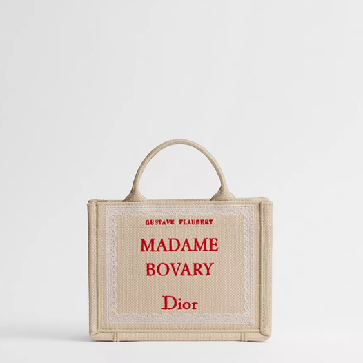 디올 여성 북 토트 미니 스트랩 백 - Dior Womens Book Tote Strap Mini Bag-베이지 레드
