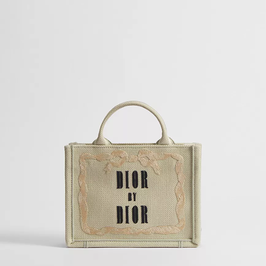 디올 여성 북 토트 미니 스트랩 백 - Dior Womens Book Tote Strap Mini Bag-베이지