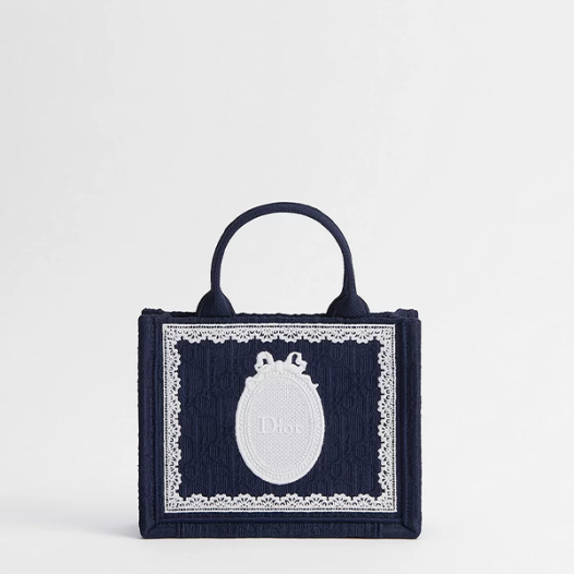 디올 여성 아무르 북 토트 미니 스트랩 백 - Dior Womens Book Tote Strap Mini Bag-블루