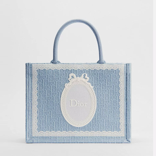 디올 여성 아무르 북 토트 스트랩 미디엄 백 - Dior Womens Book Tote Medium bag with strap-블루