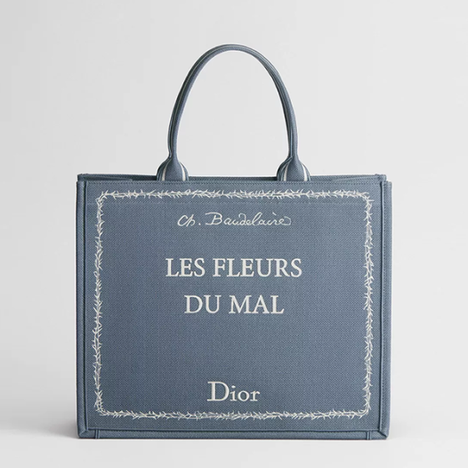 디올 남성 북 토트 백 라지 - Dior Book Tote Large Bag-블루