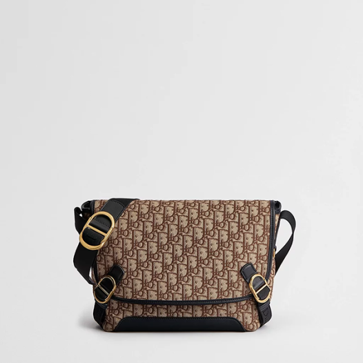 디올 남성 제트 플랩 메신저 백 스몰 - Dior Jet Flap Small Messenger Bag브라운