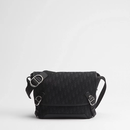 디올 남성 제트 플랩 메신저 백 스몰 - Dior Jet Flap Small Messenger Bag-블랙
