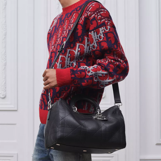 디올 남성 그랑빌 백 미디엄 - Dior Granville Medium Bag-블랙