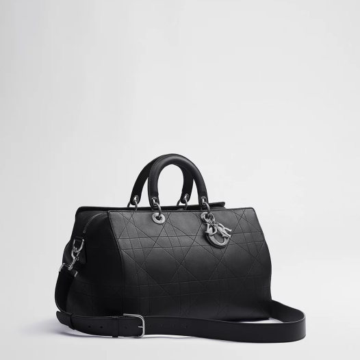 디올 남성 그랑빌 백 라지 보스턴백 - Dior Granville Large Bag-블랙