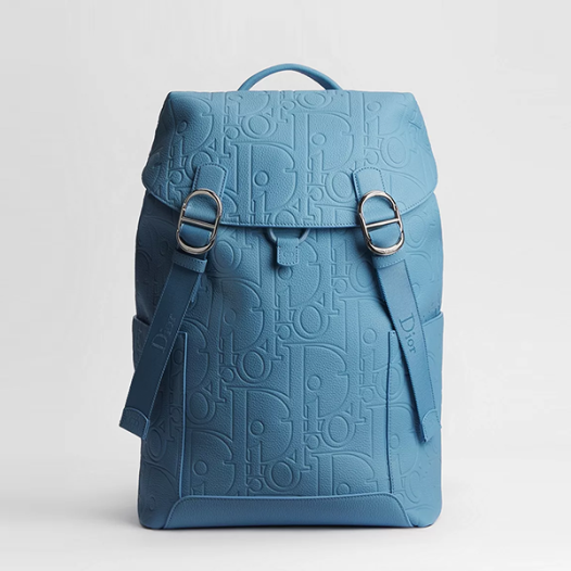디올 남성 제트 플랩 백팩 - Dior Jett Backpack With Flap-미오소티스 블루