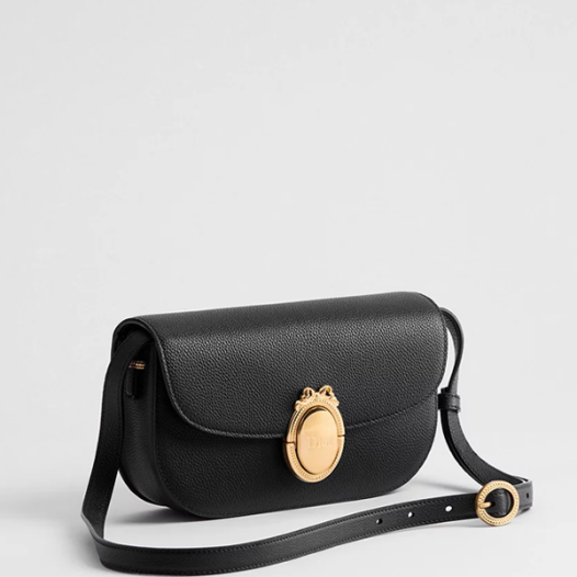 디올 여성 메달리옹 플랩 백 스몰 - Dior Médaillon Flap Bag Small-블랙