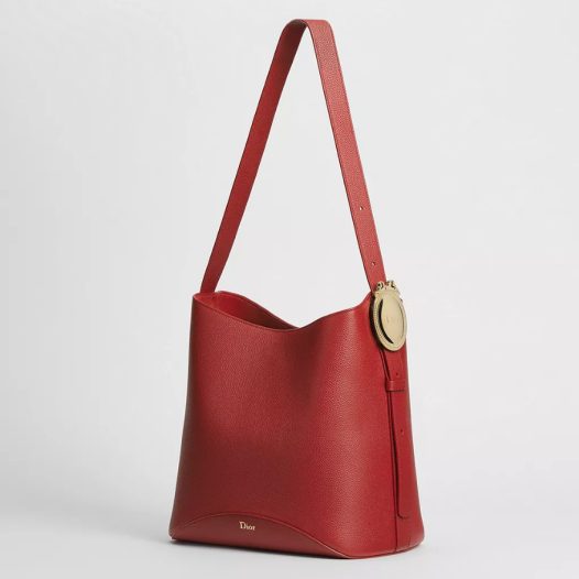 디올 여성 메달리옹 버킷 백 미디엄 - Dior Médaillon bucket bag Medium-레드