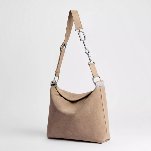 디올 여성 스웨이드 디올리 백 미디엄 - Dior Medium Diorly Bag-베이지