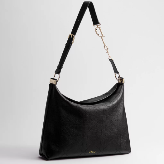 디올 여성 디올리 백 라지 - Dior Large Diorly Bag-블랙