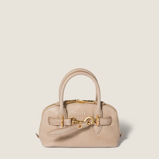 미우미우 여성 아방뛰르 미니 나파 가죽 백 - Miumiu Womens Avanture Mini Nappa Leather Bag-코드